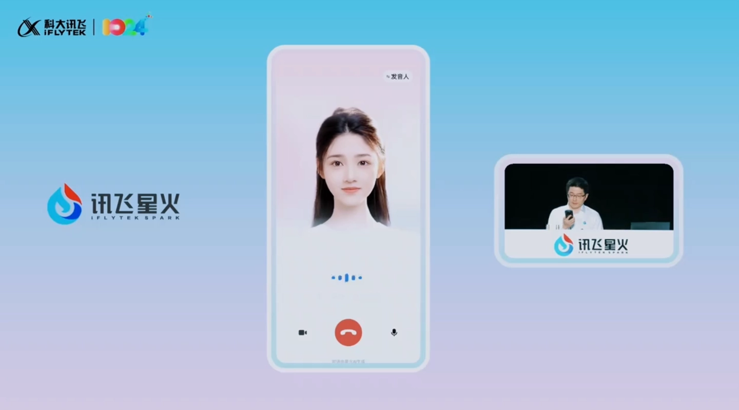 網上投注：科大訊飛星火超擬人數字人發佈：業界率先實現“口脣-表情-動作”生成，多模態交互